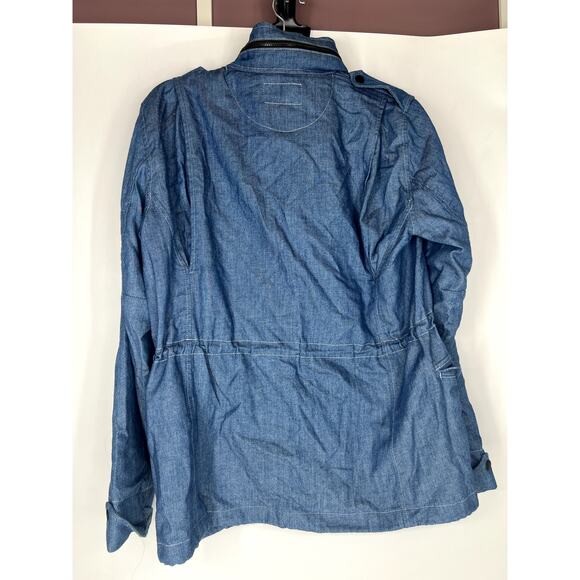 Rag & Bone chambray denim utility style jacket M - Picture 7 of 7